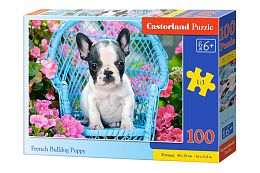 Castorland jigsaw puzzle 100 pieces: Puppy French Bulldog