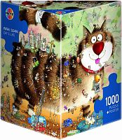 Puzzle Heye 1000 pieces: Cat life