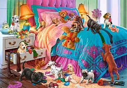 Puzzle Castorland 1000 pieces: Naughty puppies