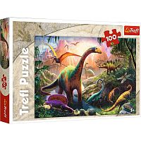 Trefl puzzle 100 pieces: dinosaur World