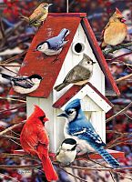 Cobble Hill 500 Pieces Puzzle: Winter Birdhouse