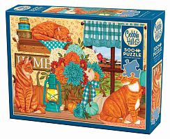 Cobble Hill 500 Puzzle pieces: Red Cats