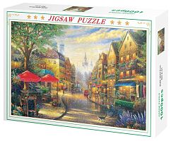 Royaumann 1000 pieces Puzzle: Streets at sunset