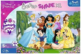 Trefl XL 104-piece Puzzle: Princesses in the Garden