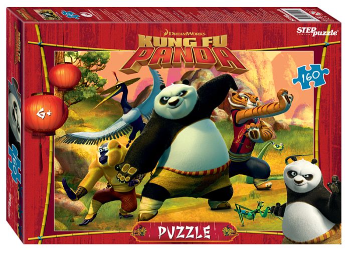 Puzzle Step 160 details: Kung fu Panda (DreamWorks, Multi) 94101