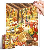 Pintoo Puzzle 1200 pieces: Olivia Gibbs. Autumn porch