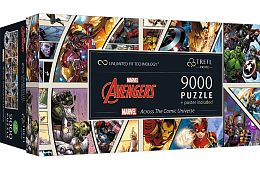 Puzzle Trefl 9000 pieces: Through the universe of comics. Avengers