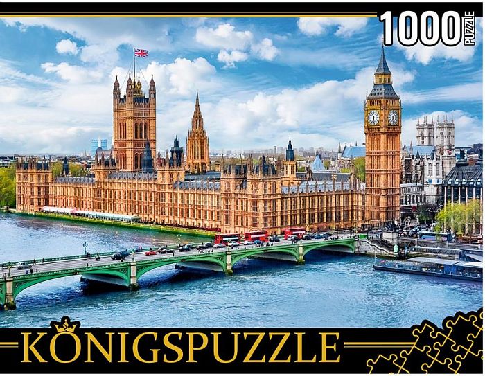 Konigspuzzle 1000 Pieces Puzzle: Panorama of London ГИK1000-0637