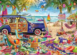 Schmidt 1000-piece Puzzle: Relaxing by the sea