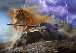 Trefl 1000 Pieces Puzzle: World of Tanks. Tiger II