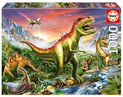 Educa 1000 Pieces Puzzle: Jurassic Forest