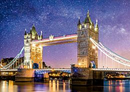 Educa 1000 Piece Puzzle: Tower Bridge, London (neon)