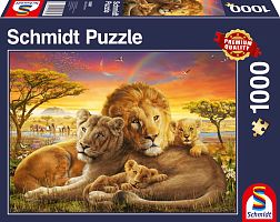 Schmidt 1000 Pieces Puzzle: The Family of Lions