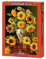 Puzzle Castorland 1000 pieces: Sunflowers in vase