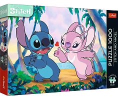 Trefl 1000-piece Puzzle: Stitch and Angel