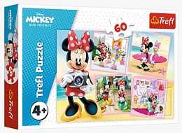 Trefl Puzzle 60 pieces: Cute Minnie