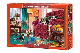 Puzzle Castorland 500 pieces: Naughty kitties