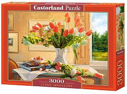 Puzzle Castorland 3000 details: Flower improvisation