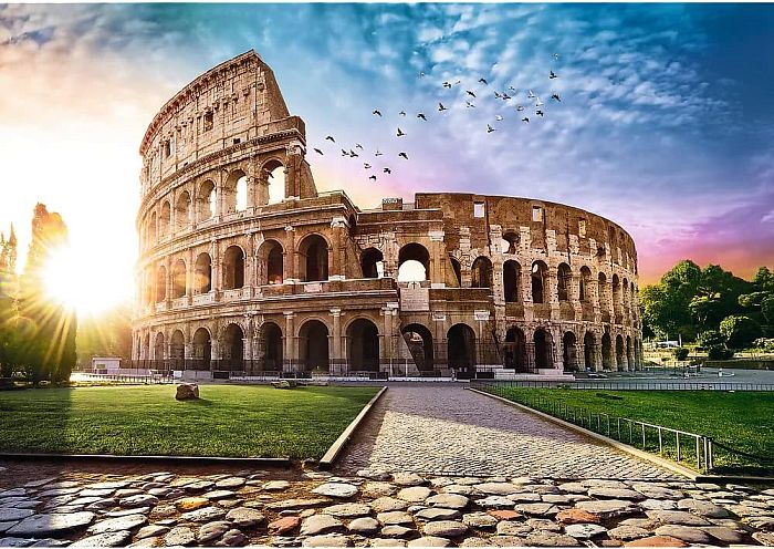Puzzle Trefl 1000 pieces: sun Colosseum TR10468