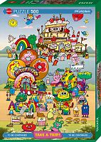 Heye 500 Piece Puzzle: Embark on a journey! With John Burgerman