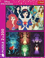 Trefl 2x200 Puzzle pieces: Charming Princesses