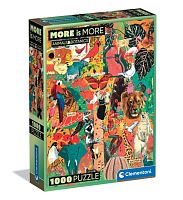 Clementoni puzzle 1000 pieces: MORE IS MORE. Animals and botany