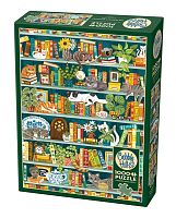 Cobble Hill 1000 Pieces Puzzle: Cat Bookcase