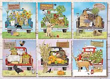 Cobble Hill 1000 Pieces Puzzle: Farm Market Trucks