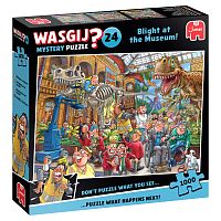 Jumbo 1000 pieces Puzzle: Wasgij. The Mess at the Museum (Mystery 24)
