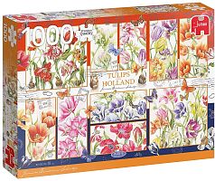 Puzzle Jumbo 1000 pieces: Tulips from Holland