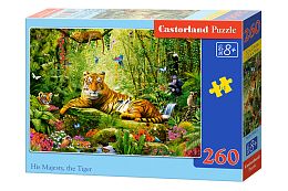 Castorland Puzzle 260 pieces: His Majesty is a tiger