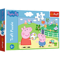 Trefl Puzzle 60 pieces: Peppa Pig with friends