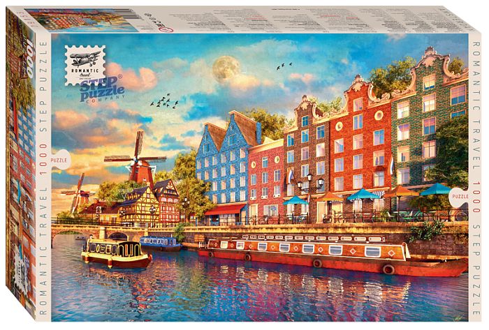 Step puzzle 1000 pieces: Amsterdam 79153