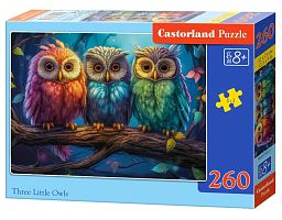 Castorland 260-piece puzzle: Three Owls