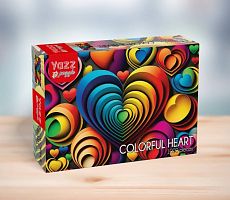 Yazz 1000 Pieces Puzzle: Colorful Heart