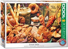 Eurographics 1000 pieces puzzle: Bread Table