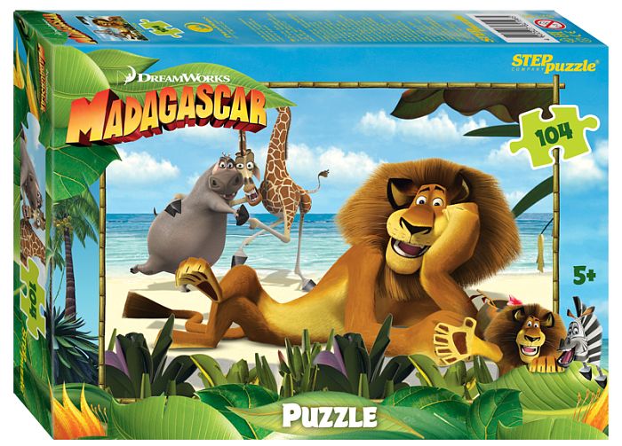 Puzzle Step 104 details: Madagascar 3 (Dreamworks, Multi) 82196