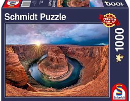 Puzzle Schmidt 1000 parts: the Horseshoe. The Glen Canyon, Colorado