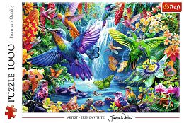 Trefl 1000 Pieces Puzzle: Hummingbirds in the Tropics