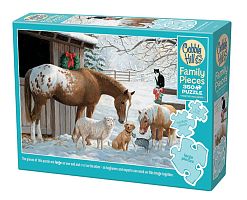 Cobble Hill Puzzle 350 Pieces: Pets before Christmas