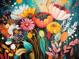 Wooden puzzle with 500 pieces. Flowers and still lifes. Bouquet of the summer sun.