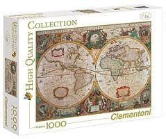 Puzzle Clementoni 1000 details: Antique map of