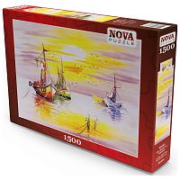 Nova 1500 Puzzle pieces: Sunset and Boats