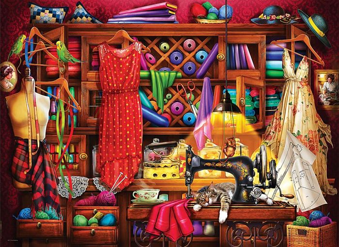 Puzzle Eurographics 1000 pieces: sewing Room 6000-5347