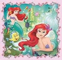 Puzzle Trefl 20х36х50 details: Rapunzel, Aurora and Ariel