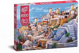 Cherry Pazzi Puzzle 1000 details: Santorini Paints