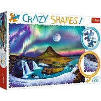 Trefl puzzle 600 parts: the Northern lights over Iceland