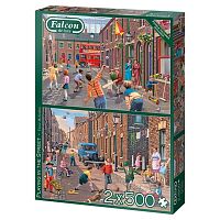 Falcon 2x500 Puzzle Pieces: Outdoor Games