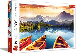 Trefl puzzle 2000 details: the Crystal Lake