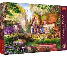 Trefl 1000 Pieces Puzzle: Tea Time. Forest Cottage